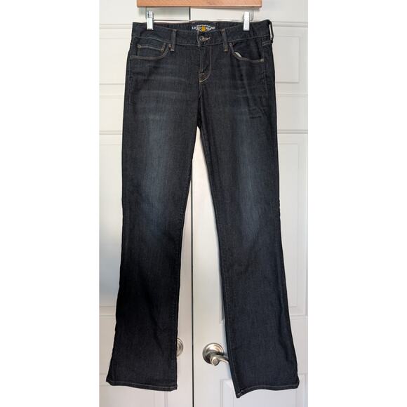 Lucky Brand Lola Boot Cut Jeans Dark Wash - Picture 1 of 10